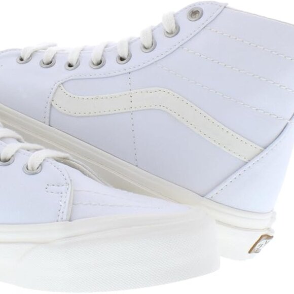 Vans Unisex Adult High-top Skate Shoes M7W8.5 Color White/Natural